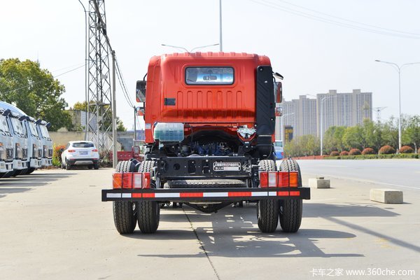中国重汽HOWO 追梦 140马力 4150米栏板轻卡(红色