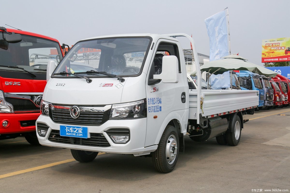 东风途逸 T5 2.0L 127马力 CNG 3.965米单排栏板小卡(国六)