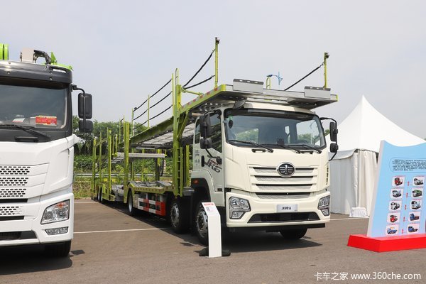 青岛解放 解放JK6 350马力 6X2 中置轴轿运车(CA5250TCLP28K1L7T3E6A81)