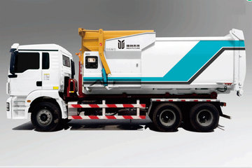 德创未来 德创重卡 31T 8X4 纯电动车厢可卸式垃圾车350kWh