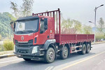 三龙龙江 270马力 8X2 8.2米排半栏板载货车