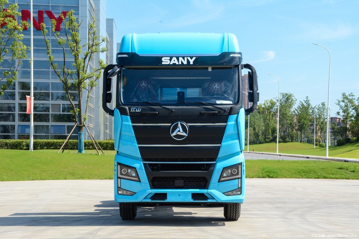 【图】三一重卡 EV-550 江山版 6X4 纯电动牵引车(SYM42503S1BEV1)_实拍图片_1711733_卡车之家