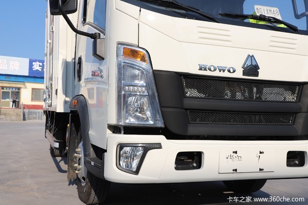 中国重汽HOWO 悍将 160马力 4.15米单排厢式轻卡