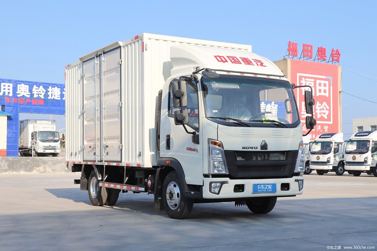 中国重汽HOWO 悍将 170马力 4.15米单排厢式轻卡