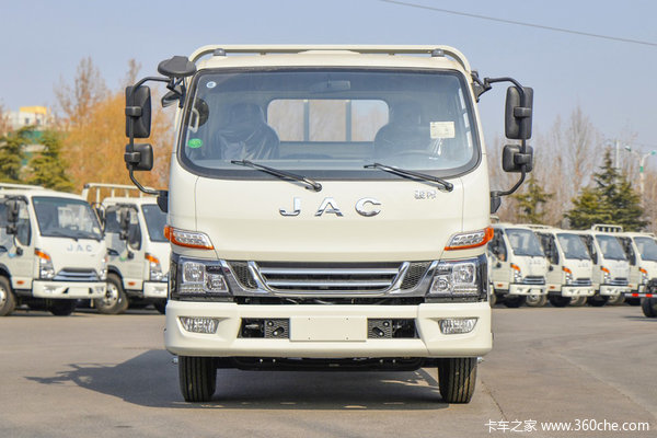 江淮 骏铃V6  4.5T 4.15米单排纯电动厢式轻卡(HFC5045XXYEV20)89.12kWh