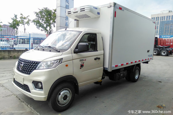 福田 祥菱V3 2L 144马力 汽油 4X2 3.7米冷藏车(BJ5030XLC5JV7-35)