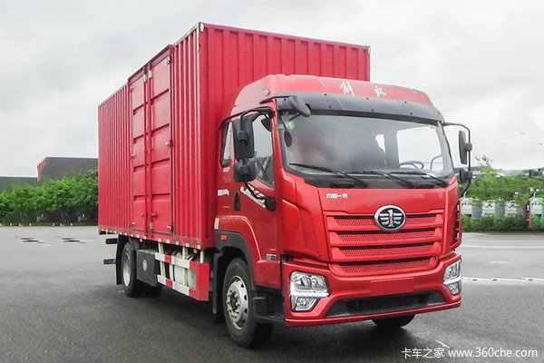 青岛解放 JK6中卡 200马力 4X2 5.4米厢式载货车(CA5180XXYP28K62L4E6A80)