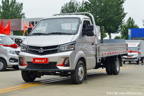 长安跨越王X7 舒适版 2.0L 122马力 CNG 3.7米单排栏板小卡(国六)(SC1031FRD61CNG)