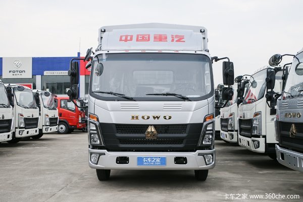 中国重汽HOWO 悍将 170马力 4.15米单排厢式轻卡(万里扬8档)(ZZ5087XXYH3315F183)