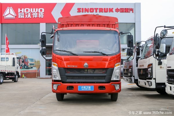中国重汽HOWO 悍将 170马力 4.15米单排仓栅式轻卡(法士特8档)(ZZ5047CCYC3314F145)