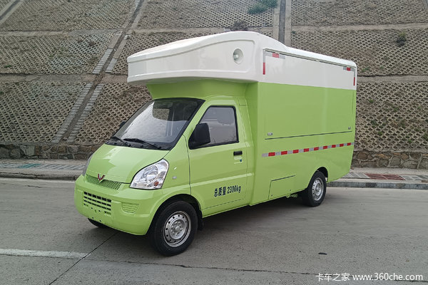 五菱 荣光小卡 加长版 2.3T 2.865米单排纯电动售货车(LQG5029XSHEVA6C)