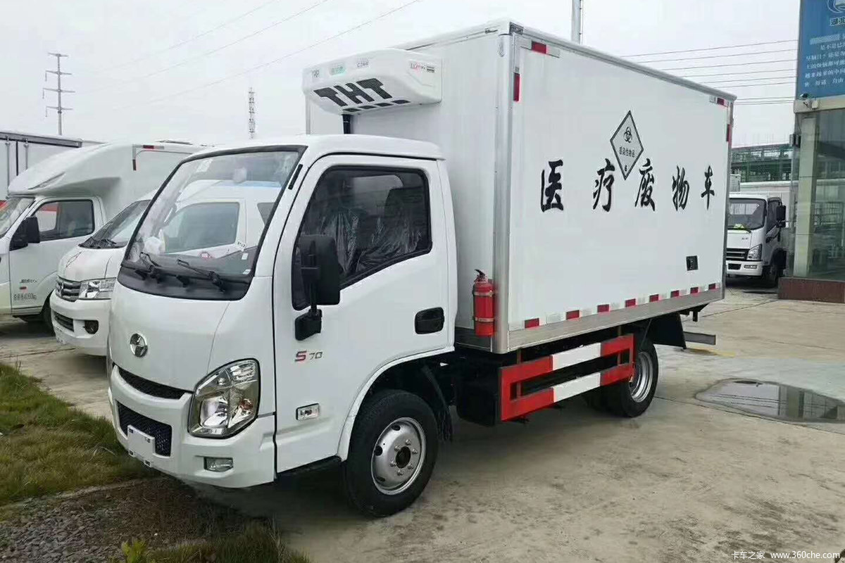 跃进 福星S70 1.5L 113马力 4X2 3.26米医疗废物转运车(程力威牌)