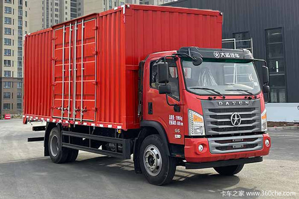 湖北大运 G6 165马力 4X2 5.2米单排厢式载货车(缩短桥)(DYQ5121XXYD6AB)