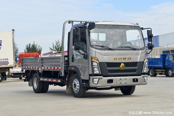 中国重汽HOWO 悍将 170马力 4.15米单排栏板轻卡(ZZ1107G3315F1)