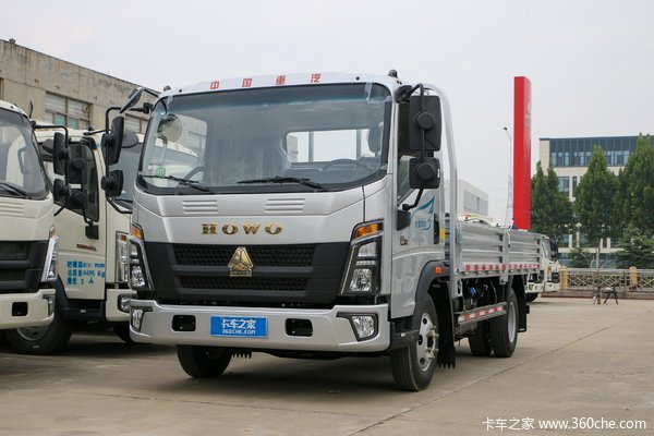 中国重汽HOWO 悍将 150马力 4.15米单排栏板轻卡(万里扬6档)(ZZ1047F3315F144)