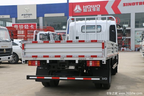 中国重汽HOWO 悍将 160马力 4.15米单排仓栅式轻卡(国