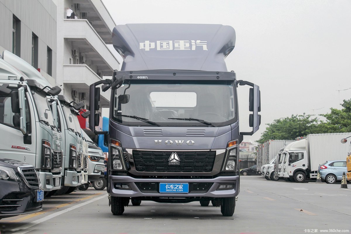 中国重汽HOWO 统帅 170马力 5.15米单排厢式载货车(国六)