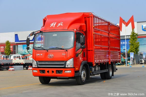 解放 虎VH 180马力 5.16米单排仓栅式载货车(CA5110CCYP40K59L3E6A84)