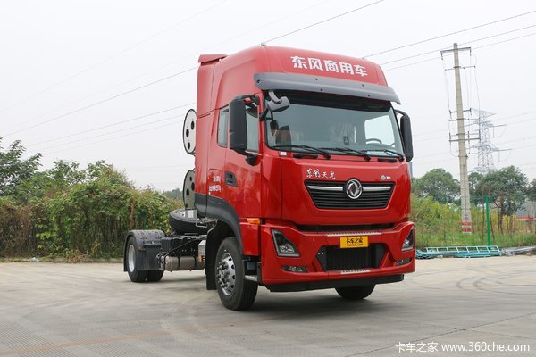 东风新疆 天龙KL燃气 500马力 4X2 LNG自动档牵引车(DFH4180D6)