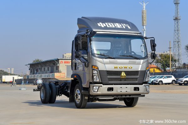 中国重汽HOWO 悍将 165马力 4.15米单排仓栅式轻卡(ZZ5047CCYF3215F145)