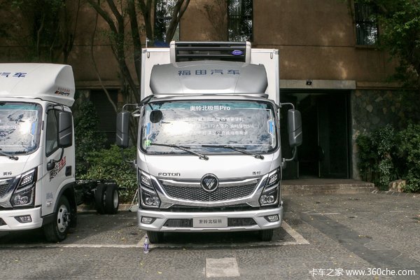 福田 奥铃速运Pro 160马力 4X2 4.085米冷藏车(BJ5048XLC8JEA-AB2)