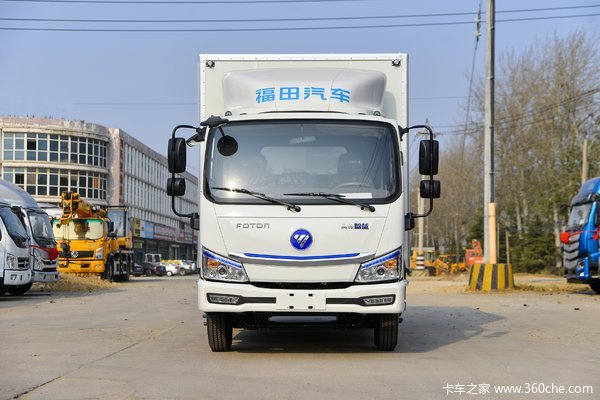 福田奥铃 智蓝EL 4.5T 4.17米单排纯电动仓栅式轻卡(BJ5045CCYEV12)81.14kWh