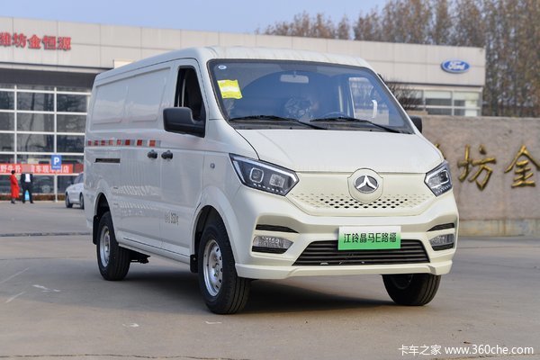 江铃晶马 E路福 3.2T 2座 4.865米纯电动封闭货车39.6kWh