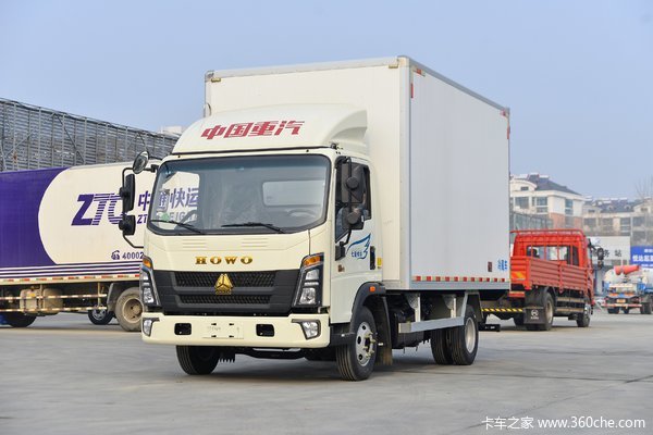 中国重汽HOWO 悍将 170马力 4X2 4.1米冷藏车(ZZ5047XLCH3315F145)