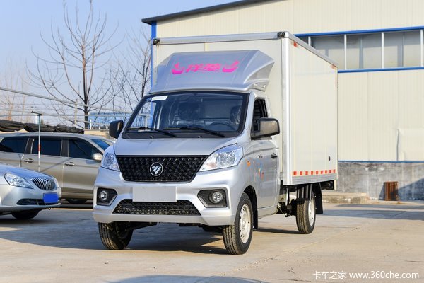 福田 祥菱V1 1.6L 122马力 汽油 2.8米单排厢式微卡(后单轮)(BJ5020XXY2JV5-63)