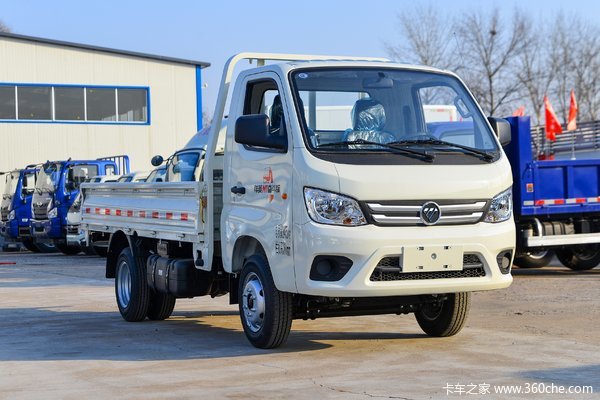 福田 祥菱M1 舒适型 1.6L 105马力 CNG 3.3米单排栏板微卡(BJ1031V5JC4-11)