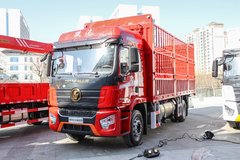 陕汽商用车 德御Q300 280马力 4X2 6.8米LNG仓栅式载货车