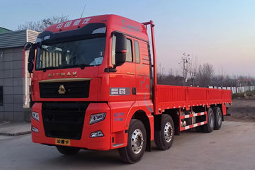 中国重汽 汕德卡SITRAK G7S重卡  540马力 8X4 9.52米AMT自动档栏板载货车