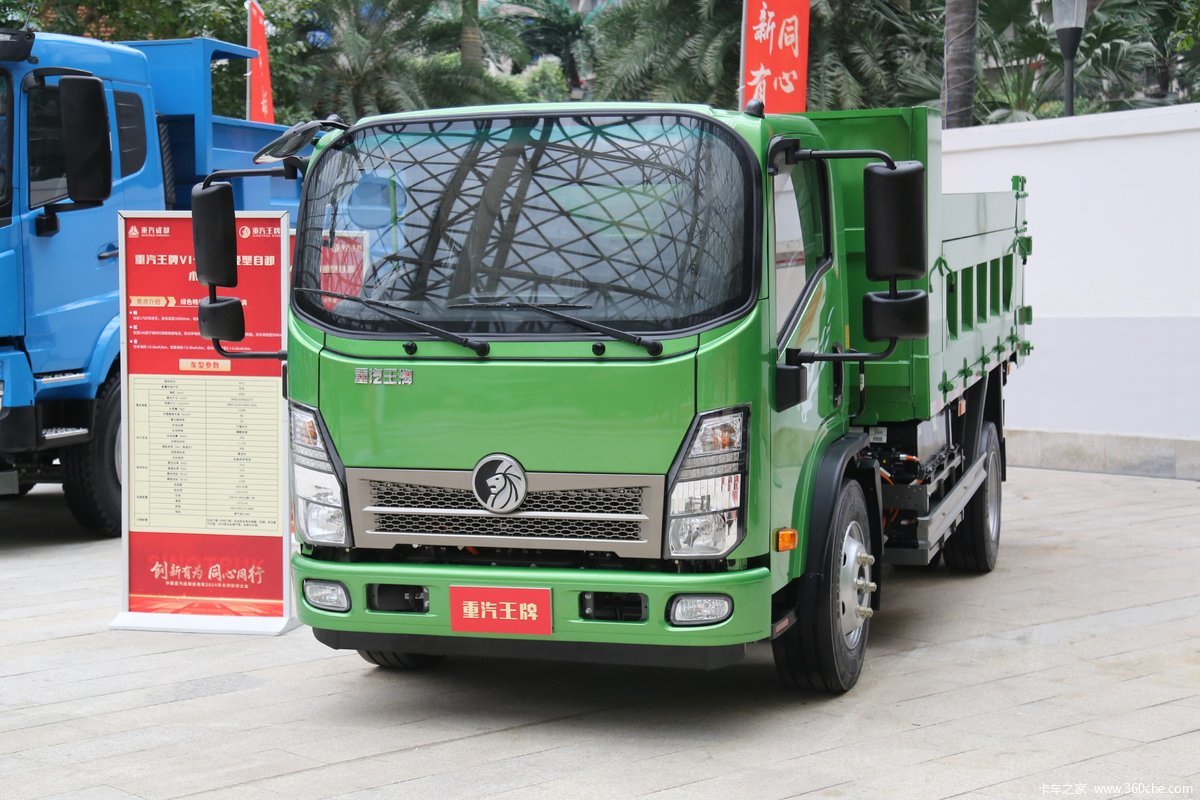 中国重汽成都商用车 V1-X 小金狮 12T 4X2 3.8米纯电动自卸车