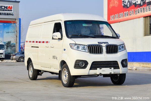 SRM鑫源 X30L EV 2.5T 2座 4.495米纯电动厢式运输车