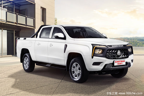中国重汽 2024款商用尊豪版 2.0T柴油 190马力 自动两驱 长轴双排皮卡