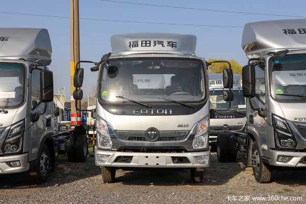 福田 奥铃速运 158马力 3.8米排半厢式轻卡(BJ5045XXY8JDA-AB1)