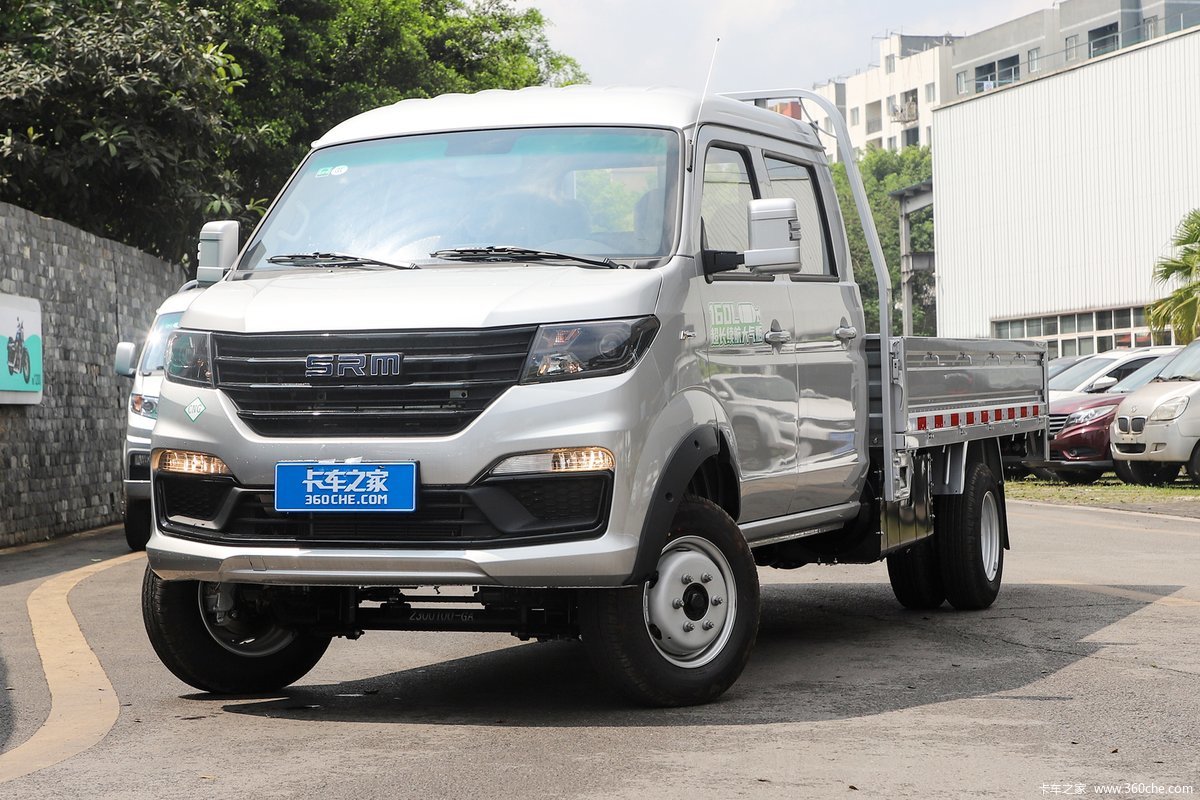 鑫源汽车 金卡S6 舒享型 2L 130马力 CNG 3米双排栏板微卡