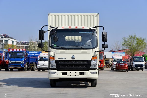 中国重汽HOWO 悍将M 145马力 3.85米排半厢式轻卡(株齿5档)(ZZ5047XXYF3215F144)