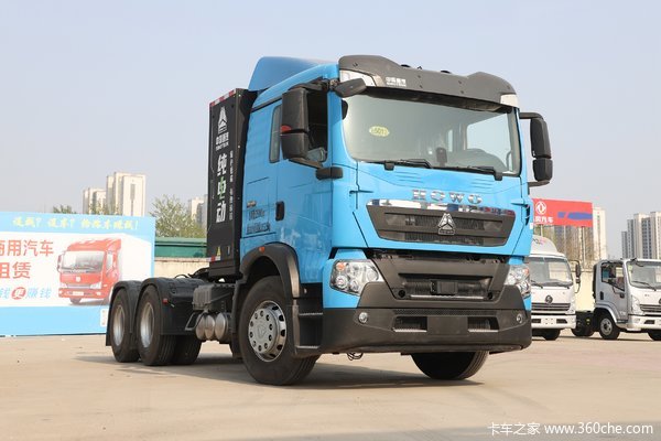 中国重汽 HOWO TX重卡 25T 6X4 换电式纯电动牵引车(ZZ4257V384GZ1SBEV)282kWh