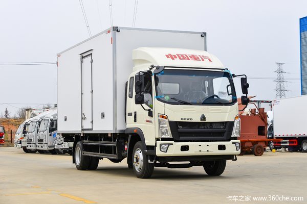 中国重汽HOWO 悍将 155马力 4X2 3.8米冷藏车(ZZ5047XLCH3315F145)