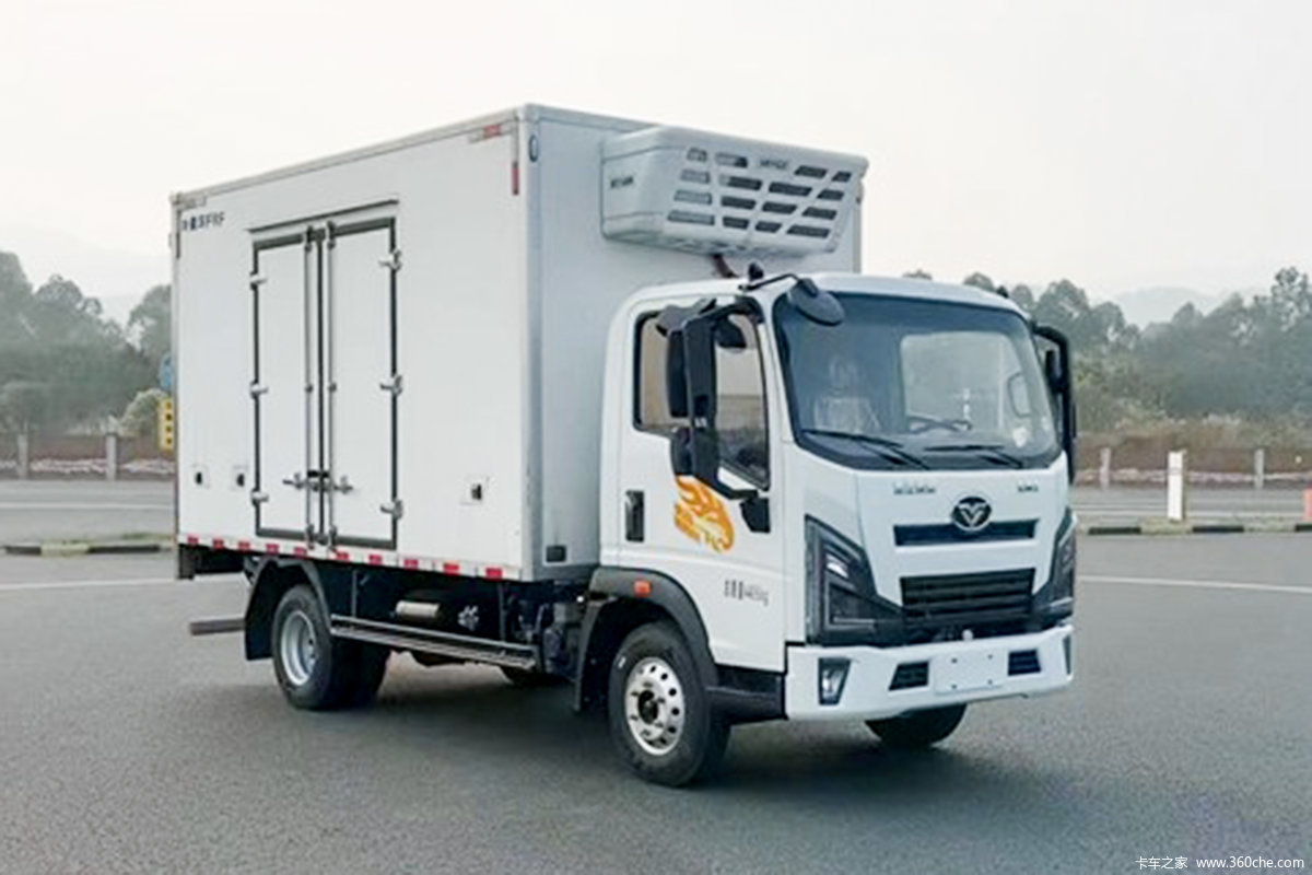 中国重汽 豪曼H3 4.5T 4.15米单排纯电动冷藏车