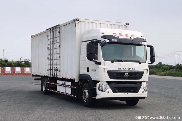 中国重汽 HOWO TX 4X2 340马力 9.6米纯电动厢式载货车(ZZ5187XXYN711GZ1BEV)190.5kWh