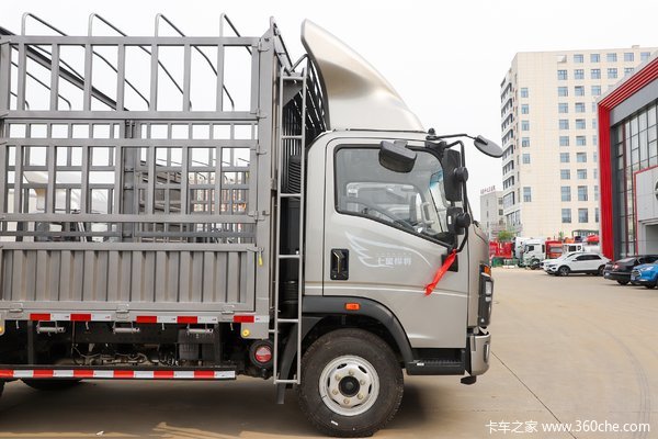 中国重汽HOWO 悍将 170马力 4.15米单排仓栅式轻卡(ZZ5047CCYG3214F144)
