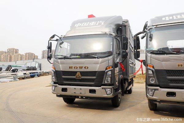 中国重汽HOWO 悍将 145马力 4.15米AMT自动档单排仓栅式轻卡(ZZ5047CCYF3315F145)