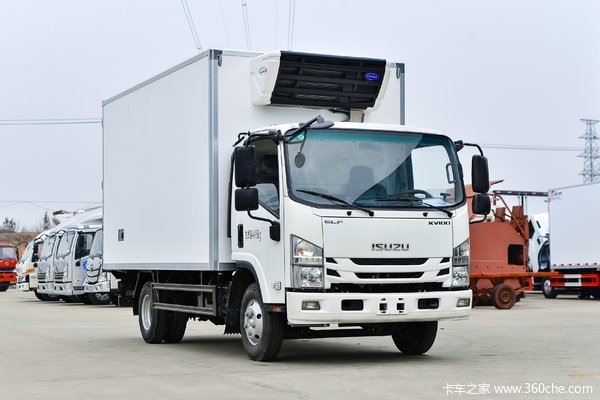 庆铃 五十铃KV100 132马力 4X2 4.07米冷藏车(程力威牌)(CLW5040XLCQ6)