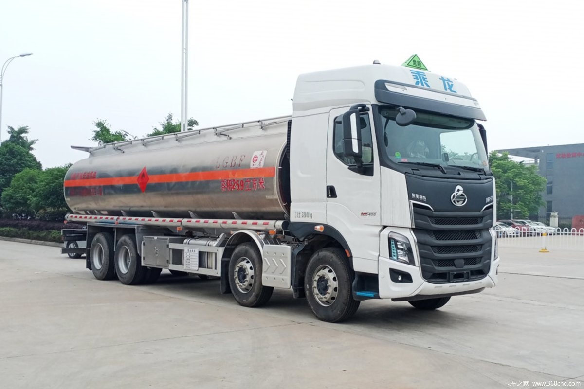 东风柳汽 乘龙H7 400马力 8X4 铝合金运油车(楚胜牌)