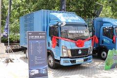 中国重汽HOWO 蓝立方统帅 4.5T 4.15米单排纯电动厢式轻卡(蓝色)(ZZ5047XXYG3314Z144BEVA0)100.46kWh