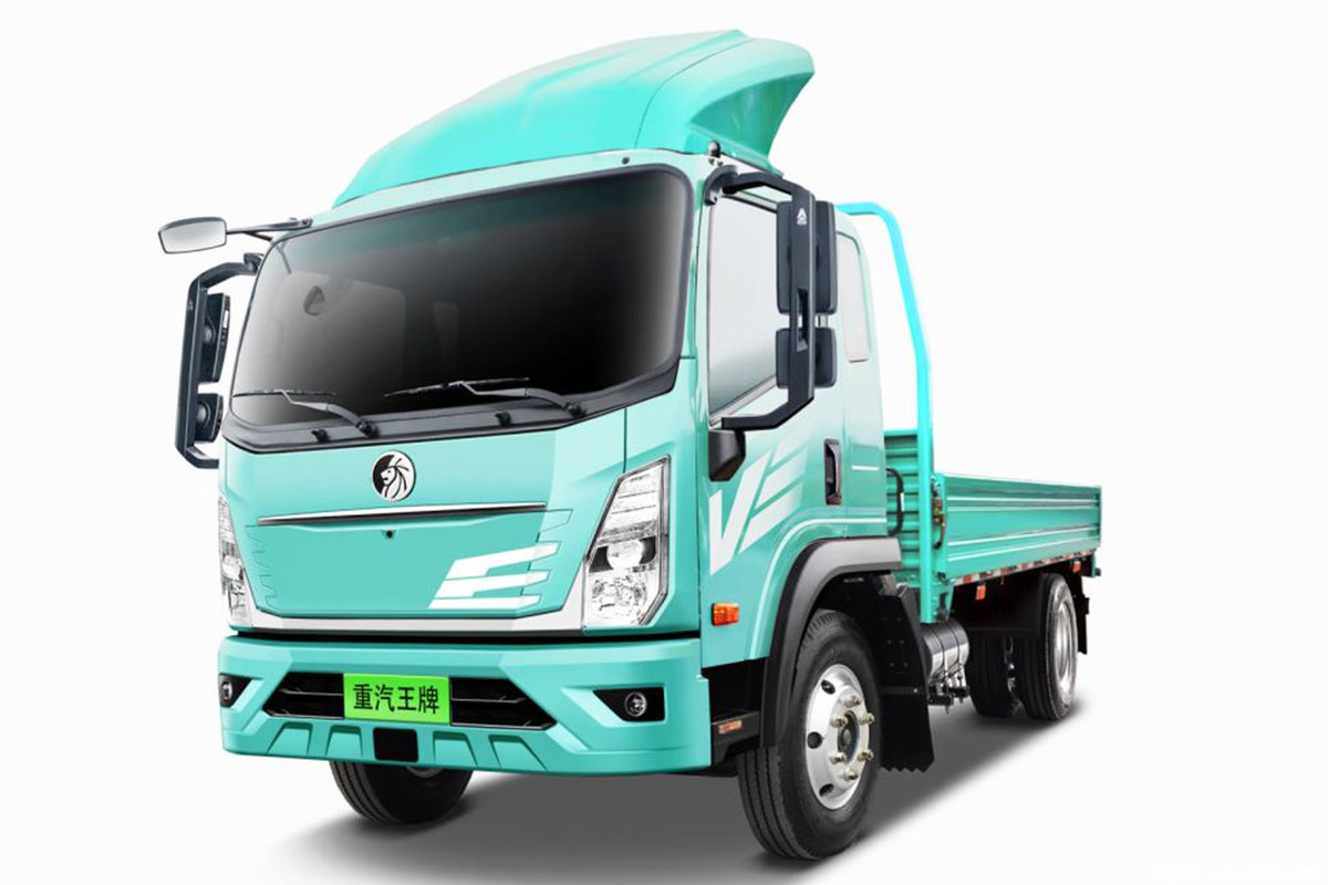 中国重汽成都商用车 V2 蓉E-Truk 4.5T 4.15米单排纯电动仓栅式轻卡