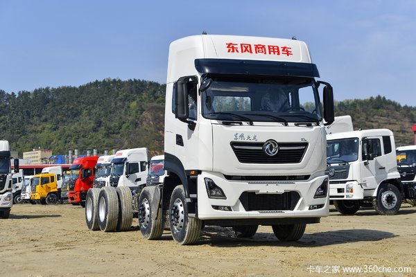 东风商用车 天龙KL 385马力 8X4 散装饲料运输车(DFH5310ZSLDX13)