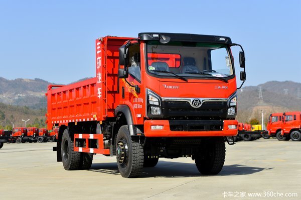 三环十通 新创客 200马力 4X4 4.7米越野自卸车(国六)(STQ2181L03Y3E6)